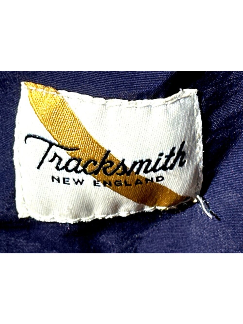 Boathouse Large Tracksmith Navy White Half Zip Rowing Pullover Retro Cuffs Prep - Picture 8 of 11
